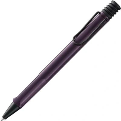 Abbildung von Lamy safari violet blackberry Kugelschreiber zeitlos klassicher Kuli mit ergonomischem Griff &amp; robustem ASA Kunststoff inkl. Großraummine M 16 in Strichbreite schwarz