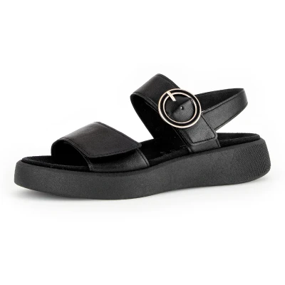 Abbildung von Gabor Comfort Plateausandalette, Damen, Größe: 36, Schwarz Schuhe