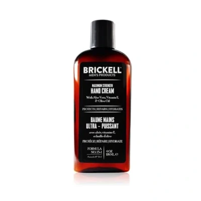 Abbildung von Brickell Men’s Maximum Strength Handcreme für Männer Natürlich und Organisch Dufend 118 ml
