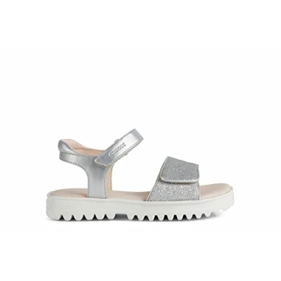 Abbildung von Geox Mädchen J Coralie Gir Sandal, Silber, 33 EU