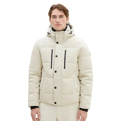 Abbildung von TOM Tailor Puffer MIT Abnehmbarer Winterjacke, Herren, Größe: 3XL, Beige alfalfa