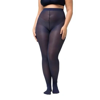 Abbildung von Ulla Popken, Damen, große Größen, Essential Mikrofaser Strumpfhose, 6den