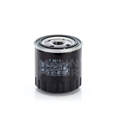 Abbildung von MANN FILTER W 8013 Ölfilter M 20 X 1.5 mit einem Rücklaufsperrventil Anschraubfilter RENAULT: GRAND SCENIC 3, MEGANE 3 Grandtour,
