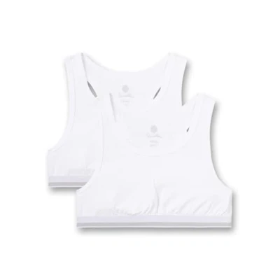 Abbildung von Sanetta Teens 2 PACK Bustier für Kinder, Größe: 176, White