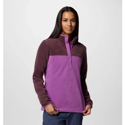 Abbildung von Columbia Benton SPRINGS 1/2 SNAP Fleecepullover, Damen, Größe: XS, Razzle/moonvista