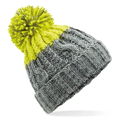 Abbildung von B437 Apres Beanie (Light Grey/Citron)