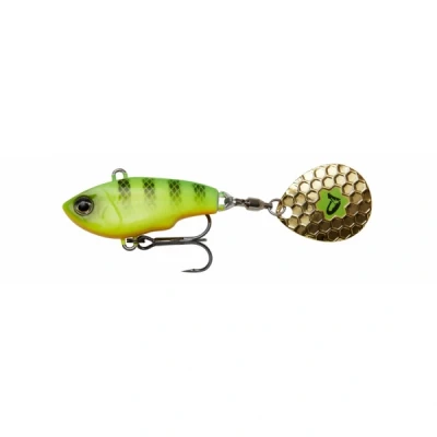 Abbildung von Savage Gear Fat Tail Spin 6.5cm 16gr Sinking Firetiger Spinner