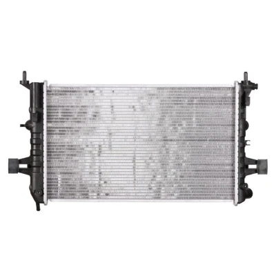 Abbildung von NRF EASY FIT 50562 Kühler, Motorkühlung Aluminium 600 366 24 mit Gummitülle Kühlrippen gelötet OPEL: Zafira B, Astra G CC, Convertible