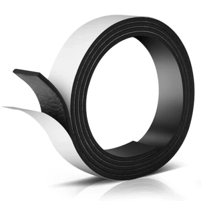 Abbildung von Romon Magnetband selbstklebend, A+B Magnetstreifen Stark Selbstklebend für Fliegengitter &amp; Moskitonetze, Magnetklebebänder mit gegenseitiger Anziehung Küche Schule Büro