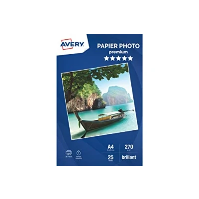 Abbildung von Avery 2739 Fotopapier glänzend A4 270 g/m² 25 Blatt