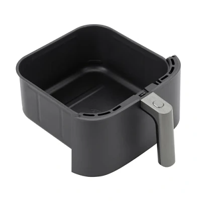 Abbildung von Cososi TurboBlaze Heißluftfritteuse originale Ersatzkorb 6L, Cosori Zubehör für CAF DC601 KEU Airfryer, antihaftbeschichtet, spülmaschinenfest, CRP DC601RB