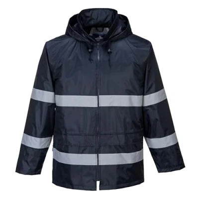 Abbildung von Portwest Klassische IONA™ Regenjacke, Größe: L, Farbe: Marine, F440NARL