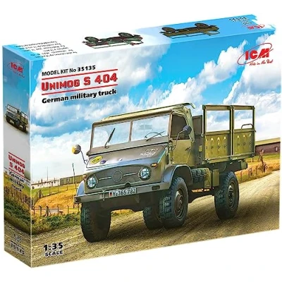 Abbildung von ICM 35135 Unimog S 404 German Military Truck 1:35