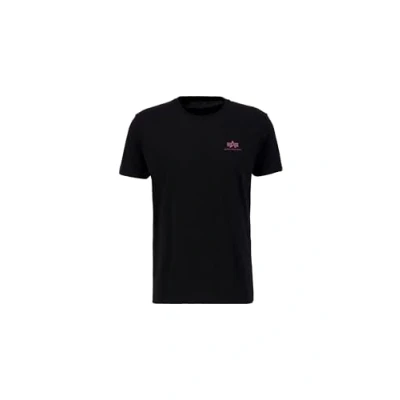 Abbildung von Alpha Industries Herren Backprint T Shirt, Black/Dark Mag, S