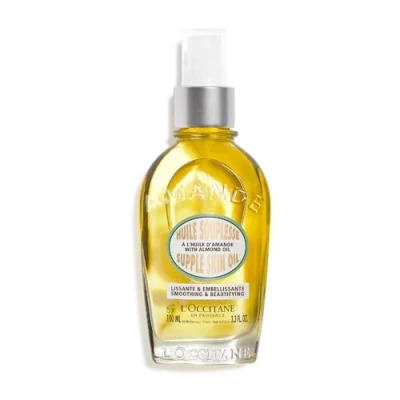 Abbildung von L&#039;OCCITANE Mandel Straffendes Körperöl Langanhaltende Feuchtigkeit Hinterlässt Ein Seidiges Finish, Zarte Und Straffer Wirkende Haut 100 Ml