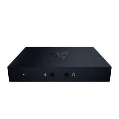Abbildung von Razer Ripsaw HD Game Capture Card für Profi Streaming (Full 1080p Aufzeichnungskarte, 60 FPS, 4K FPS Passthrough, Audio Mixer, HDMI 2.0, USB 3.0, Mikrofon und Kopfhörer Anschluss) Schwarz