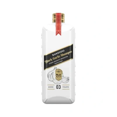 Abbildung von Bandido Men Black Garlic Shampoo 350ml schwarzem Knoblauchextrakt zur Stärkung des Haares Intensiv reparierende Haarkur für Herren Haar leichter kämmen Sarimsak Sampuan
