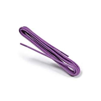 Abbildung von Kaps Runde, Dünne Schnürsenkel, Gewachst, 2 mm, Hochwertig, aus 100% Baumwolle für Freizeit und Modische Schuhe, Trendige Farben 1 Paar (90 cm 36 inch 5 bis 6 Schnürösenpaare / 92 Lila)