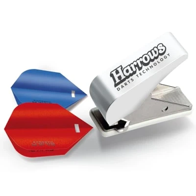 Abbildung von Harrows Herren Punch Flightlocher, mehrfarbig Weiß / Silber, 6cm EU