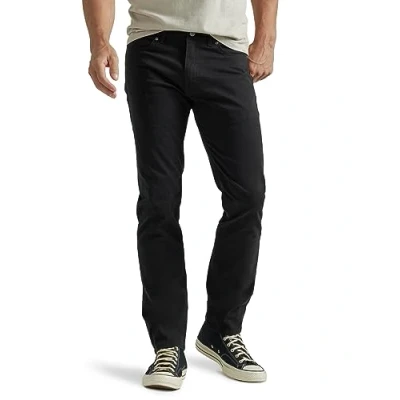 Abbildung von Lee Herren Slim Straight Leg Extreme Motion Pantalones Vaqueros de Pierna Recta44 رو اللرر ا للو لو ل Performance Series Calça Justa E Reta Com Movimento Extremo Jeans, Schwarz, 34W / 32L