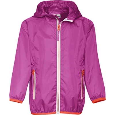 Abbildung von Playshoes Unisex Kinder Faltbare Regen Jacke Funktions Regenmantel Regenbekleidung, Beere, 98 EU