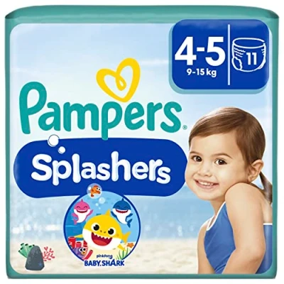 Abbildung von Pampers Splashers Schwimmwindeln Gr 4/5 11er Pack
