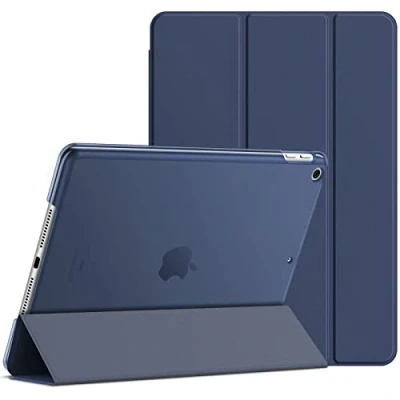 Abbildung von JETech Hülle für iPad 9,7 Zoll (Modell 2018/2017, 6./5. Generation), Intelligent Schutzhülle mit Auto Schlafen/Wachen (Tief Navy)
