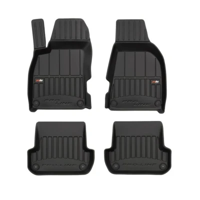 Abbildung von FROGUM 3D408654 Fußmattensatz Gummi vorne und hinten 4 schwarz AUDI: A4 B6 Saloon, Avant