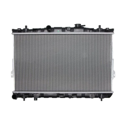 Abbildung von NRF 53355 Kühler, Motorkühlung Aluminium 648 377 16 Kühlrippen gelötet
