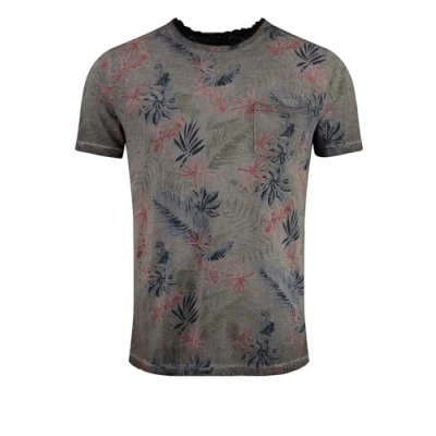 Abbildung von Key Largo Santa Round Tshirt print, Herren, Größe: Large, Silver