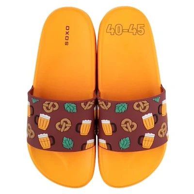 Abbildung von soxo The Batman Badelatschen Herren Bunte Flip Flops Lustige Badeschlappen Latschen Bunt 42 43 Biere