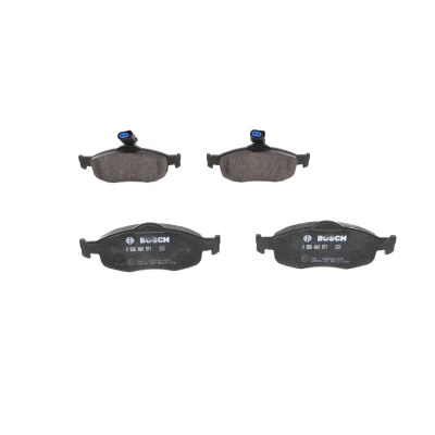 Abbildung von BOSCH 0 986 460 971 Bremsbelagsatz Low Metallic mit integriertem Verschleißsensor Montageanleitung, Anti Quietsch Blech, Kolbenclip