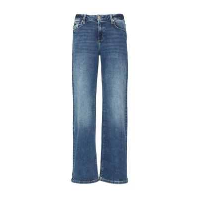 Abbildung von QS Stretch Jeans »CATIE Wide Leg«, in blauer Waschung