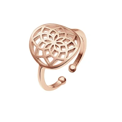 Abbildung von Elli Ring Damen Traumfänger Boho in 925 Sterling Silber Rosé vergoldet