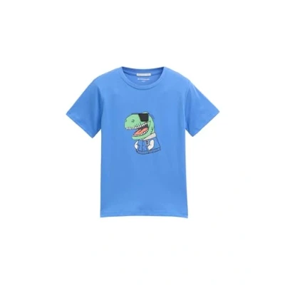 Abbildung von TOM Tailor Tshirt print für Kinder, Größe: 104/110, Soft mid blue