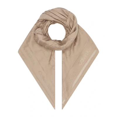 Abbildung von Calvin Klein Burnout Monogram Scarf Tuch, Damen, Größe: One Size, Amphora