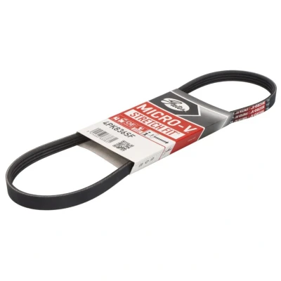 Abbildung von GATES Micro V Stretch Fit 4PK836SF Keilrippenriemen 836 4 PA (Polyamid), EPDM (Ethylen Propylen Dien Kautschuk) BMW: 3 Saloon, Touring, X3