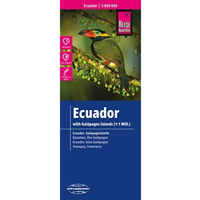 Abbildung von Reise Know How Landkarte Ecuador, Galápagos (1:650.000 / 1.000.000): reiß und wasserfest (world mapping project)
