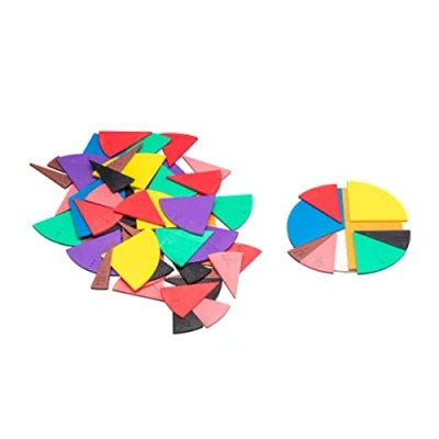 Abbildung von WISSNER aktiv lernen 71 Bruchrechenteile rund Durchmesser 10 cm RE Plastic, Wissner120122.000