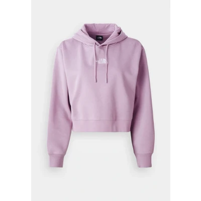 Abbildung von The North Face Essential CROP Hoodie Sweatshirt, Damen, Größe: Small, Ashen purple