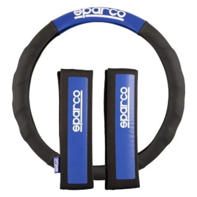 Abbildung von SPARCO SPC1111KAZ Lenkradbezug Blau 38.5cm Polyester