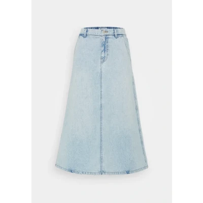 Abbildung von ONLY Onlmindy Loose Skirt Jeansrock, Damen, Größe: XS, Light blue denim