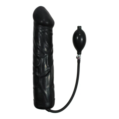 Abbildung von Black Giant Latex Aufblasbarer Dildo