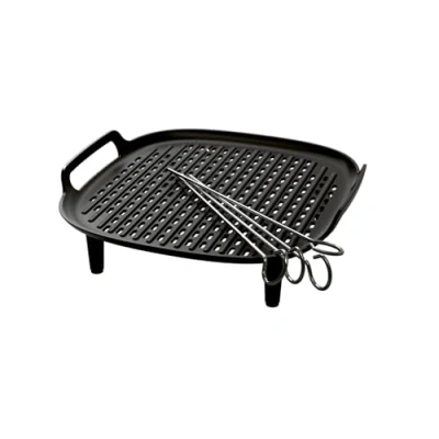 Abbildung von Zubehör für Airfryer 3.2 &amp; 4.2L Grill Kit HD9926/00, Schwarz_teflon beschichtung
