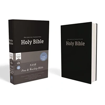 Abbildung von NASB, Pew and Worship Bible, Hardcover, Black, 1995 Text, Comfort Print