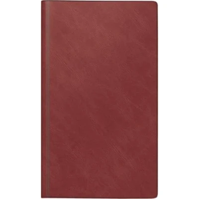 Abbildung von rido/idé Buchkalender Modell reise merker (2025), 1 Seite = Tag, 113 x 195 mm, 416 Seiten, Schaumfolien Einband Catana, weinrot