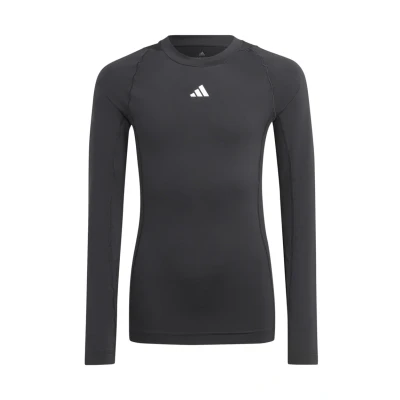 Abbildung von adidas Performance Langarm Unterhemd/shirt für Kinder, Größe: 128, Schwarz