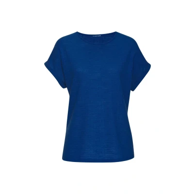 Abbildung von Vivance Tshirt basic, Damen, Größe: 40/42, Royalblau