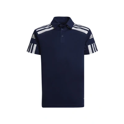 Abbildung von adidas Performance Fussball Teamsport Poloshirt für Kinder, Größe: 128, Blauweiss