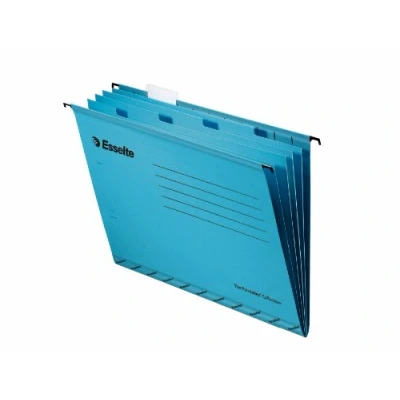 Abbildung von Esselte Pendaflex Hängemappen A4 V förmig 4 fach Registertrennbuch mit Reitern 10 Stück blau with Divider Book